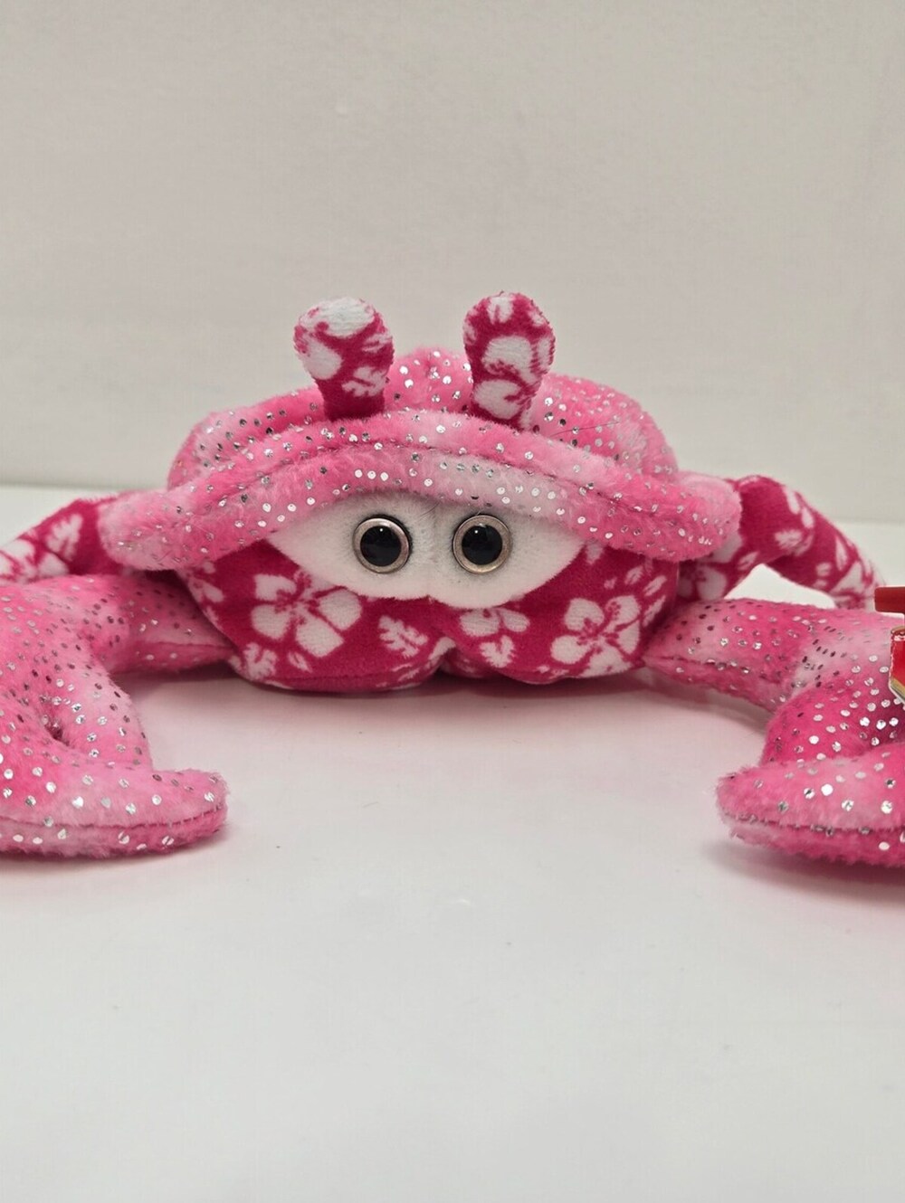 Ty Beanie Baby “Sunburst” the Pink Crab (8 inch)
